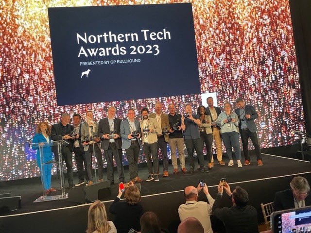 🎉 The wait is over! Sticky has been crowned the winner of the #NorthernTechAwards Innovation Award for 2023! 🏆🚀 We're thrilled to be recognised as the most innovative tech company in the north and are proud to be part of such a dynamic community of #tech leaders #NorthernStars
