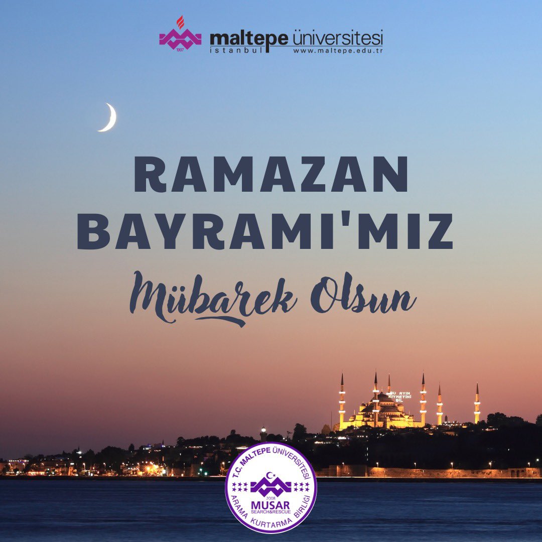 Mutlu Bayramlar dileriz. 

<a href="/MaltepeEduTr/">Maltepe Üniversitesi</a> 
<a href="/edibesozen/">Edibe Sözen</a> 
<a href="/avumutorman/">Umut Orman</a>
