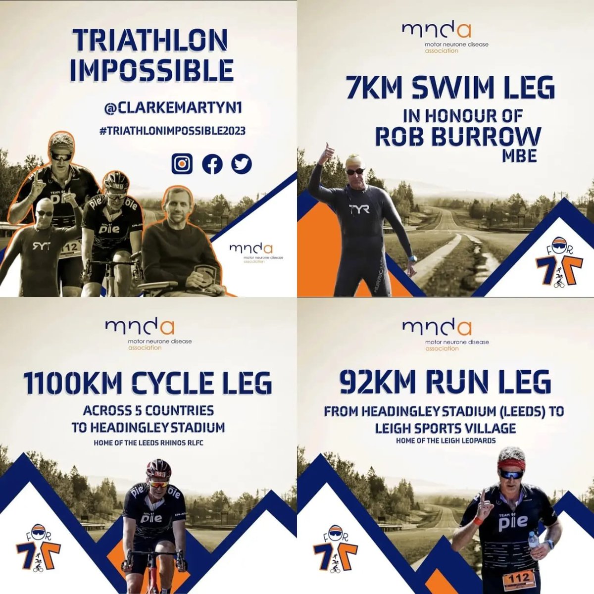 @clarkemartyn1 will be undertaking this epic #TriathlonImpossible2023 in June. Let’s all get behind him and support him as he cycles up the country from Folkestone to Leeds and then runs from Leeds to Leigh in Wigan