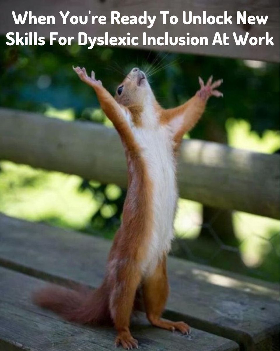 SWDyslexia's tweet photo. Do you want to enhance your understanding of dyslexia and learn how to create a more inclusive workplace for your employees? π§ πΌ
Don't miss out on the Dyslexia Learning Festival! Register today: https://t.co/m5ItlI9ogj #Inclusive #DyslexiaAwareness #SWDTraining https://t.co/1lBXq9Qke3