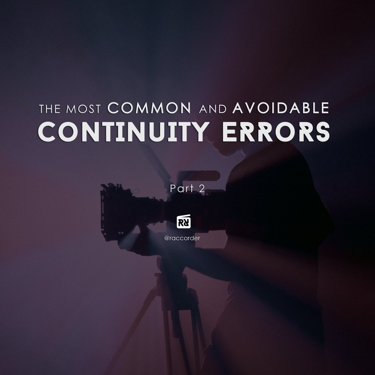 Raccorder's tweet photo. We continue with the most common (and avoidable 😜) errors while filming. Which others would you add to the list? 😉🗒️👇
#scriptsupervisor #script #continuista #continuityerror #continuity #filmindustry #scriptsupervisors #editorslog #raccorder https://t.co/3Yk7ni6xS2