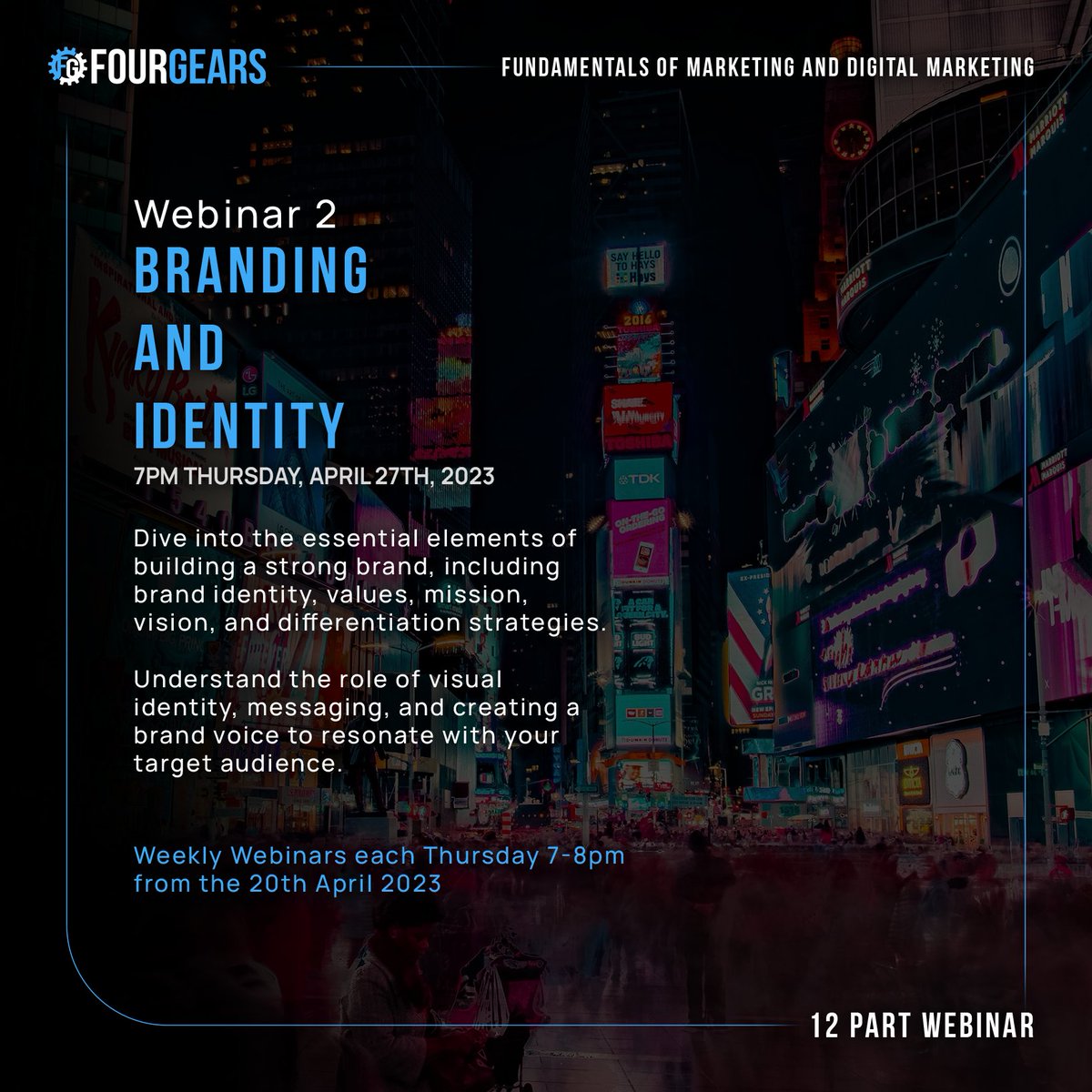 four_gears's tweet photo. 🌟 Discover the secrets to building a powerful brand with our upcoming FREE webinar: "Branding and Identity!" 🌟

Learn how to create a brand that resonates with your audience by mastering brand identity, values, mission, vision, and differentiation strategies. Plus, explore the impact of visual identity and messaging to make your brand stand out! 💥

🚀 Don't miss this chance to elevate your branding game! Register NOW and unlock your brand's full potential! 🔗

REGISTER FOR FREE BY CLICKING THE LINK BELOW

https://t.co/VZXadar5BG

☎️ 02895902887 📩 info@fourgears.com 🌐 https://t.co/Xl5GTv5o1e

#MarketingWebinar #DigitalMarketing #RegistrationOpening #SaveTheDate #Eventbrite #FourGearsMarketing #Q2Growth #website #design #marketing #socials #digitalmarketing #NI #belfasthour