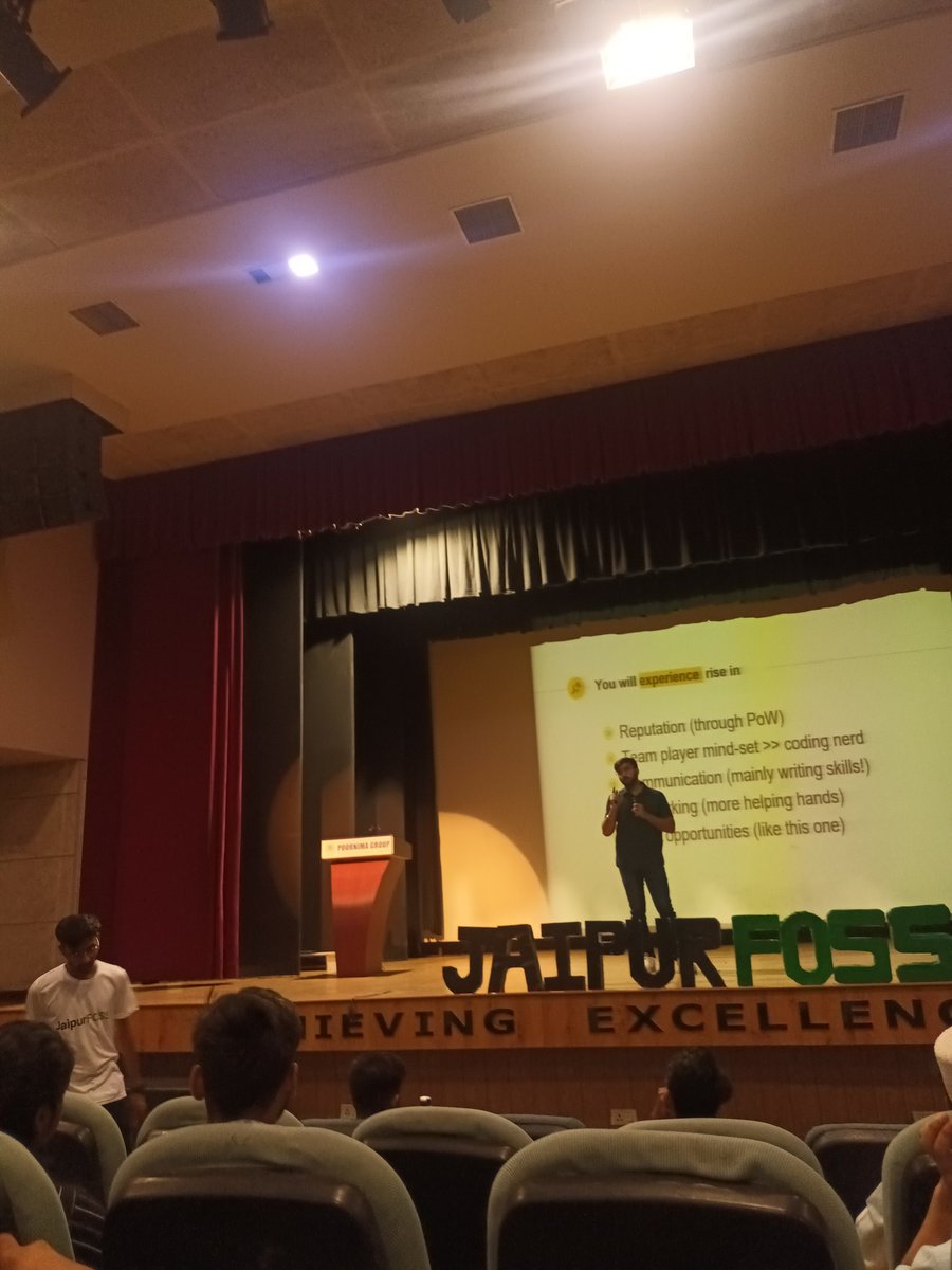 NitinChand18162's tweet photo. Just got back from #JaipurFoss and feeling inspired! I attended some amazing talks, learned so much, and had the chance to connect with some truly great contributors to the #opensource community. Can't wait for next year's event!" #FOSS #techconference @jaipurfoss 
@janesh_dani https://t.co/xT6zIebwHG