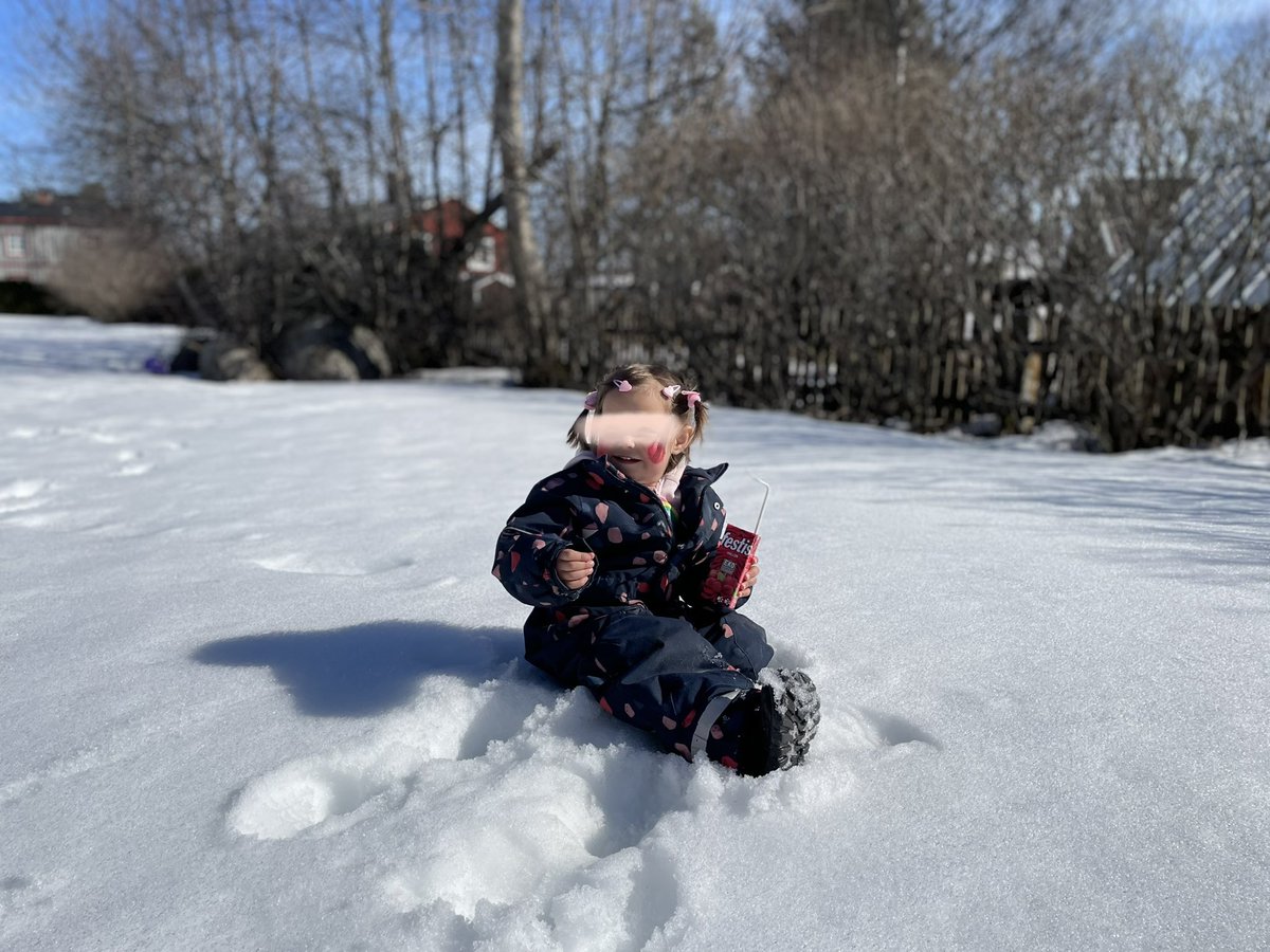 mariaweimer's tweet photo. Försommar i Madrid i all ära, men för oss finns det inget som slår vårvintern i Härjedalen! 

Njuter i stora drag av att ha flyttat hem till våra glest befolkade hemtrakter. ☀️❄️ https://t.co/QsCVfNOGwX