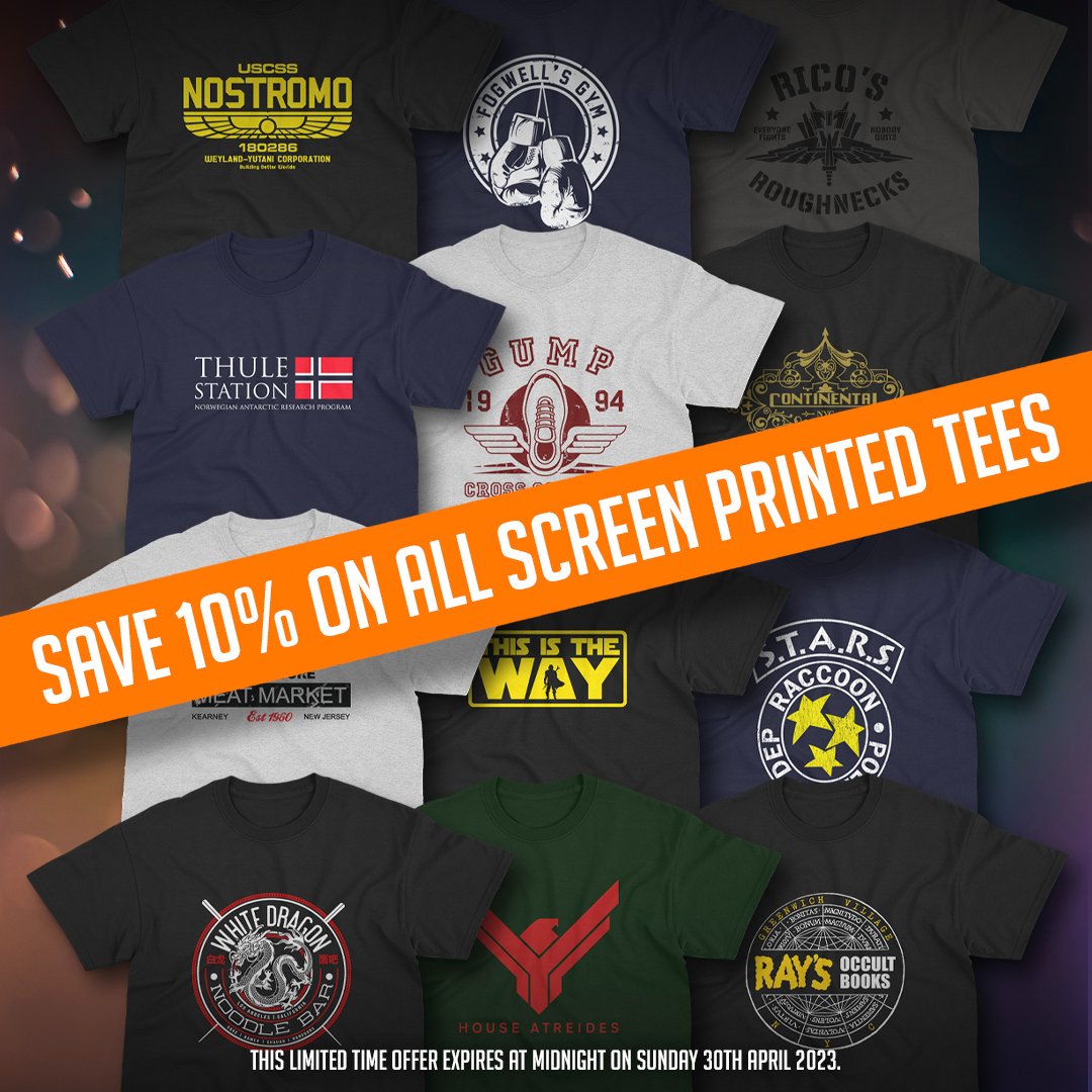 posteesuk's tweet photo. Our Spring Sale is now Live!

Save 10% on all Screen Printed Movie &amp; TV inspired
designs, this limited time offer ends at midnight on
Sunday the 30th April 2023.

Shop the Sale Now - https://t.co/5TK3FYynvm https://t.co/BXcM2bliGx