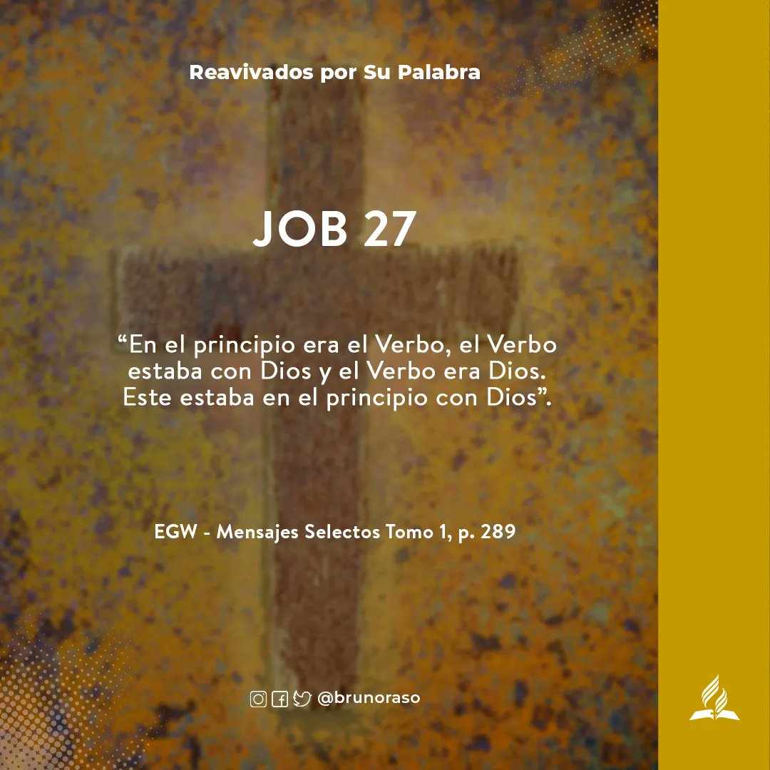 #rpSp #PrimeroDios  
Capítulo del día – Job 27 
Facebook - <a href="/brunoalberto/">bruno miguel alberto</a>.raso 
Instagram - @brunoalbertoraso 
Twitter - <a href="/brunoraso/">Bruno Raso</a> 
👉 Estudia La Biblia: bit.ly/EstudieLaBibli…