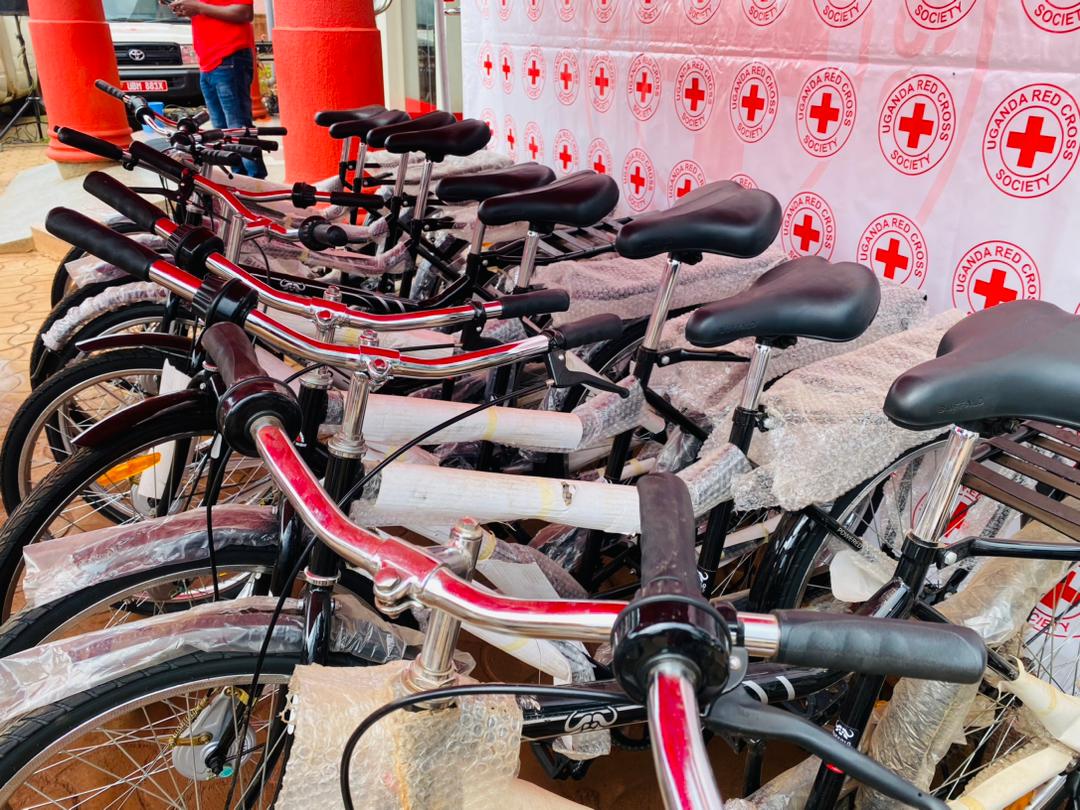 UgandaRedCross's tweet photo. Today, we are launching a bicycle distribution excercise supported by @BuffaloBicycles 

@UgandaRedCross has recieved 1200 bicycles to support our Volunteers in communities to deliver timely services to the people we serve.
@GovUganda @IFRCAfrica 

#Partnerships for #SharedValue https://t.co/KykCVBTwuy