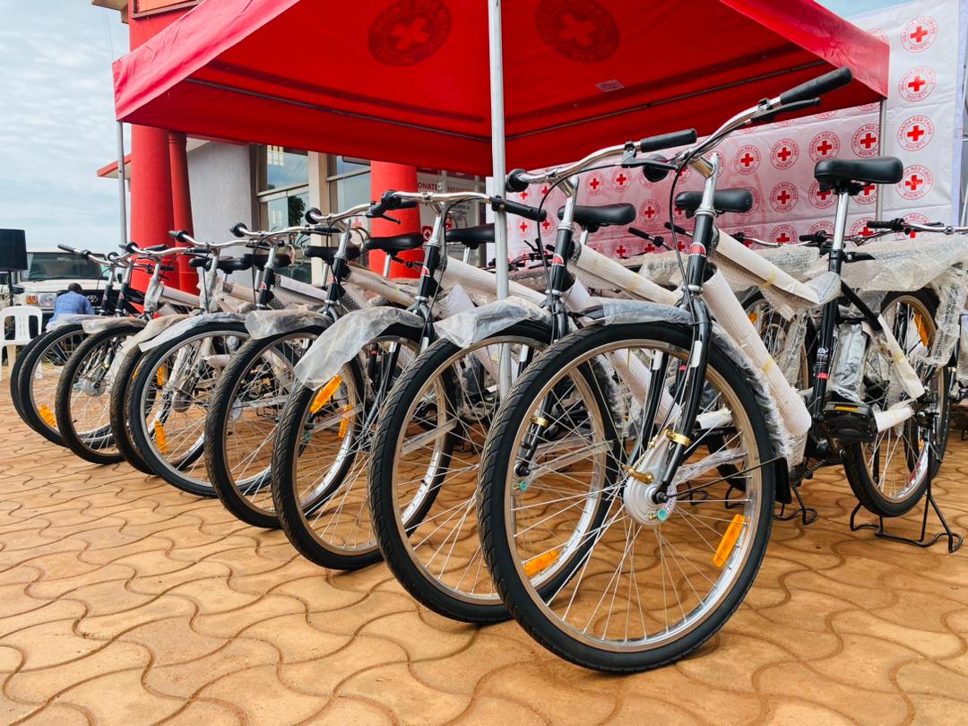 UgandaRedCross's tweet photo. Today, we are launching a bicycle distribution excercise supported by @BuffaloBicycles 

@UgandaRedCross has recieved 1200 bicycles to support our Volunteers in communities to deliver timely services to the people we serve.
@GovUganda @IFRCAfrica 

#Partnerships for #SharedValue https://t.co/KykCVBTwuy