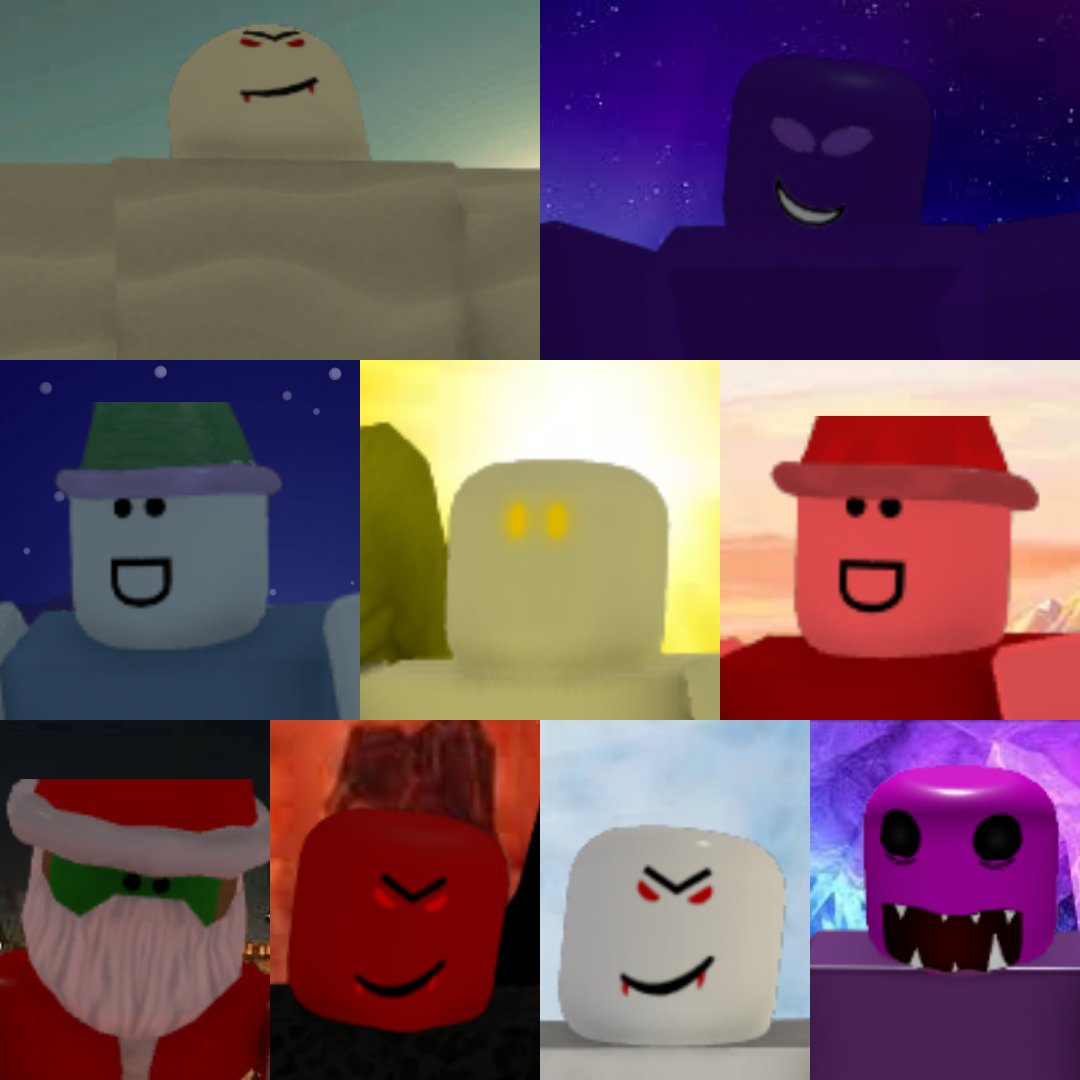3Toppat's tweet photo. Tank Sand Monster, Tank Void Slime, Tank Fast Elf, Tank Archangel, Tank Explosive Elf, Tank Santa, Tank Demon, Tank Angel and Tank Crystal with cool backgrounds! #NewProfilePic #Roblox #ZombieAttackRoblox #RobloxZombieAttack https://t.co/H36HcaCUMq