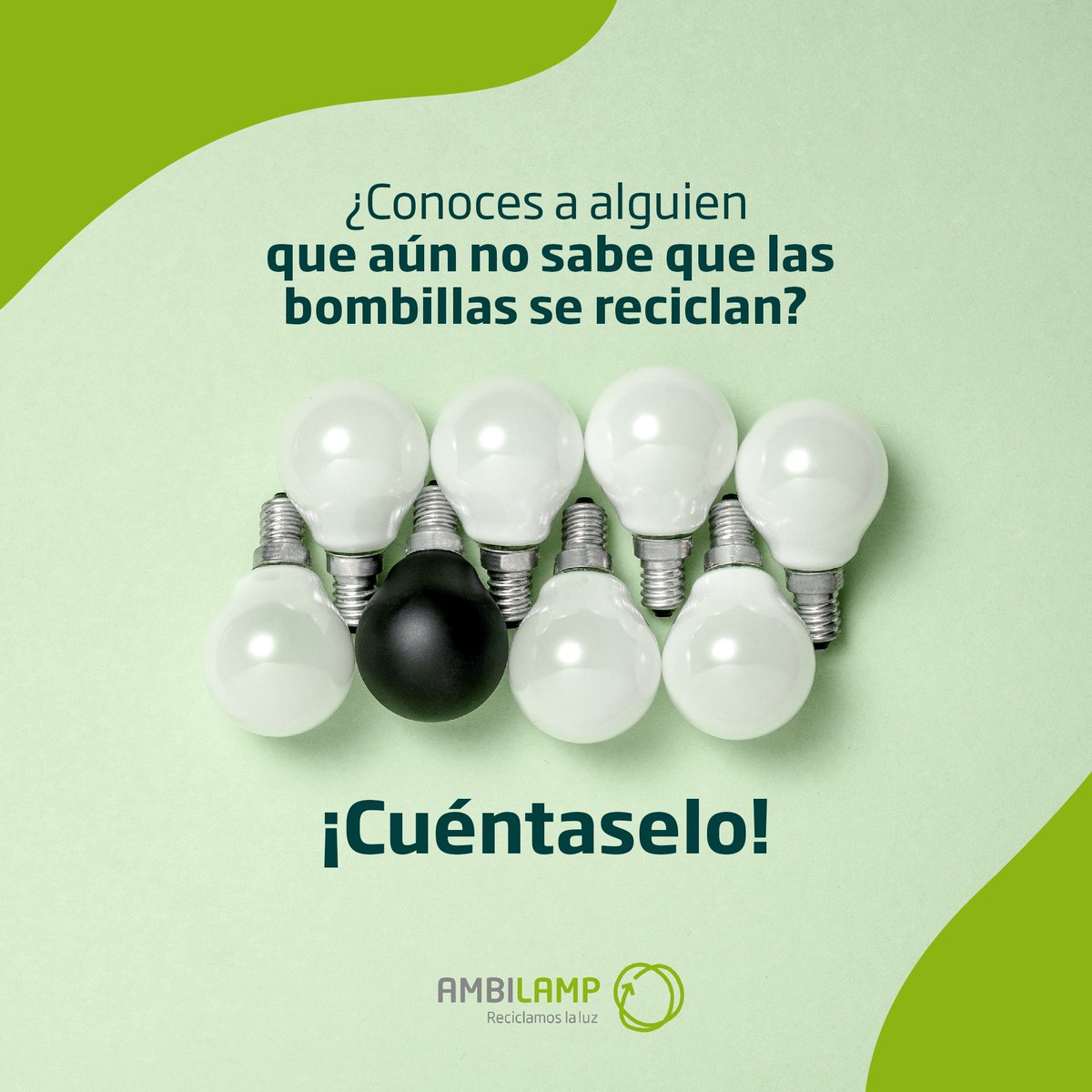 ambilamp's tweet photo. Tú, que ya #reciclas tus bombillas y sabes donde encontrar el #contenedor más cercano ¡difunde el mensaje! 
📢 Si conoces a alguien que no sabe donde encontrar un contenedor de #reciclaje para #bombillas y #fluorescentes, cuéntale que puede buscarlo en👇 https://t.co/WsREmNUuVT https://t.co/mvtXYLy3LI