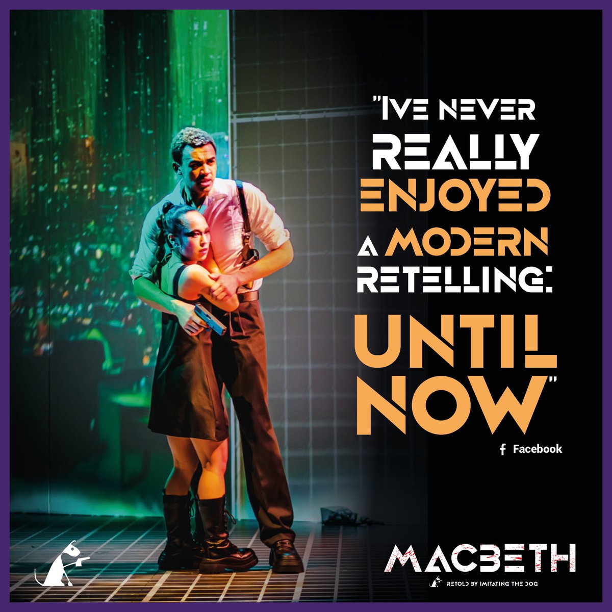ImitatingtheDog's tweet photo. Huge thanks to everyone who came out to see #MacbethITD this week @mercurytheatre - we had a blast!

Next up: we’re excited to be returning to one of our absolute favourites @LivEveryPlay #Liverpool We’ll be there Tues 25-Sat 29 Apr with an audience talkback after the show Wed 26 https://t.co/pUV3PEF5s5