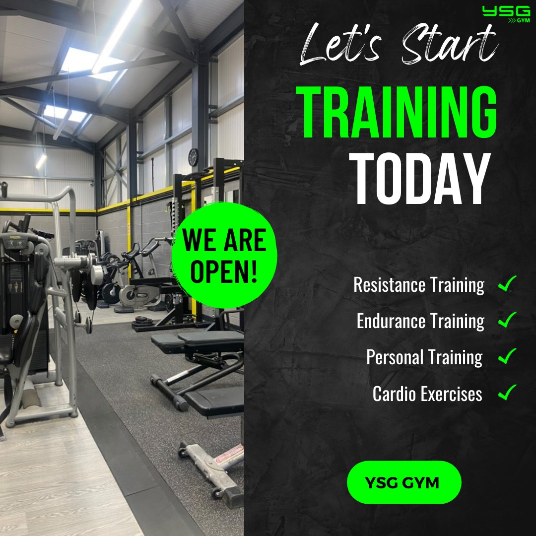 YSGgyms's tweet photo. 📣Hey if you haven't already then get started and Join YSG Gym TODAY &amp; get £0 joining fee✅

Enjoy brand new quality machines with all the flexibility you need and NO contract memberships

Join NOW on our website or the Glofox app!
The GYM for everyone🏋️‍♂️🏃‍♀️🦾
#manchester #ysggym https://t.co/5bkQlcRJuY