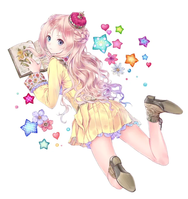 昔描いたメルルの絵 靴底のフィドルバックがお気に入り 