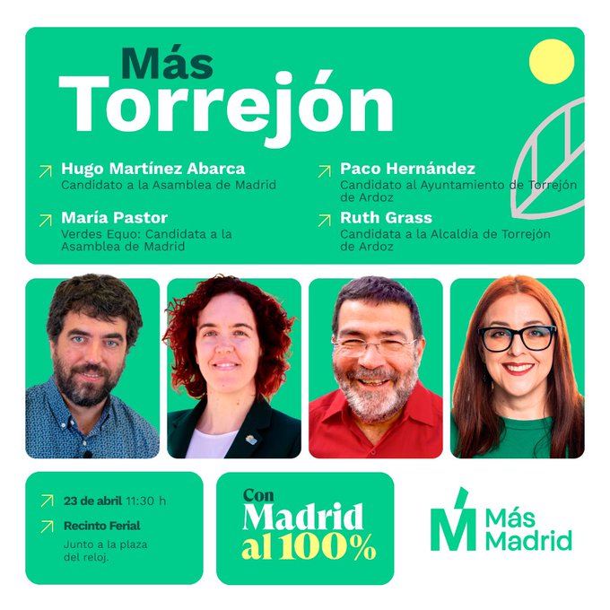 Foto cedida por Más Madrid Torrejón