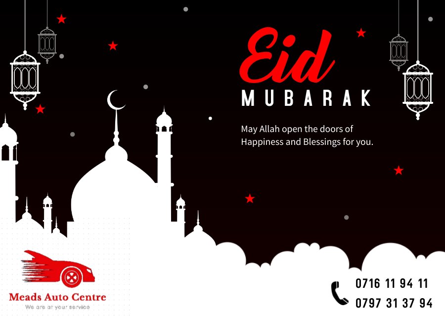 AutoMeads's tweet photo. Meads Auto Centre wishes Eid Mubarak to all Muslims around the world, with prayers for peace, good health, happiness, and barakah always. Ameen

#eidmubarak #nature #quranquotes #lb #islamicquote #ummah #makkah #prayer #dua #muslimummah #islamicpoetry https://t.co/72XCAsYxlj