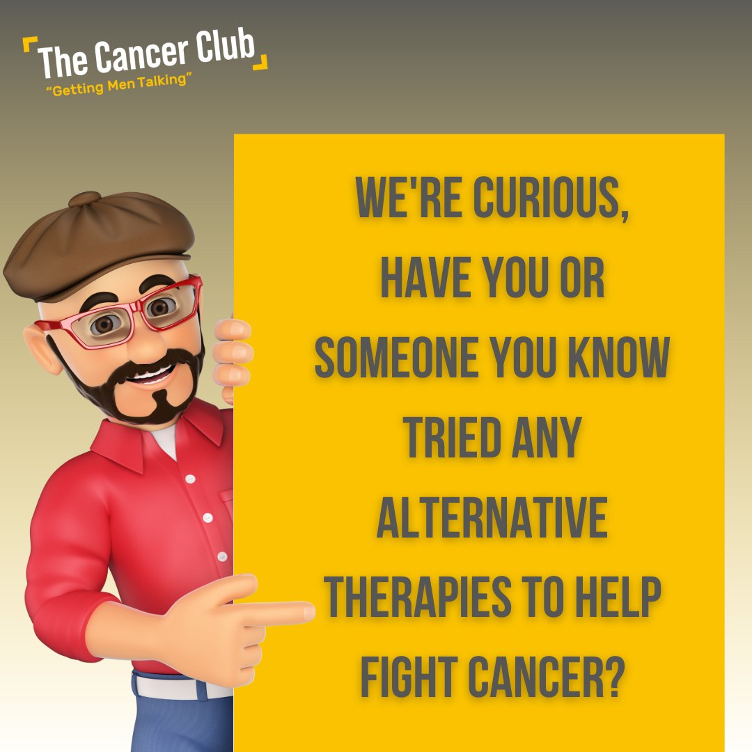Hey everyone!
We're curious, have you or someone you know tried any alternative therapies to help fight cancer? If so, what kind of therapies have you tried and have they made a difference in your treatment plan?
-
-
-
-
#cancer #alternativetherapies #support #hope #TheCancerClub