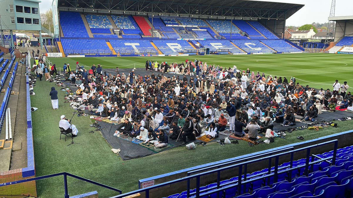 #EidMubarak to all of those celebrating around the world! We were proud to host Eid Prayers for the local community this morning. More than a football club 💙 #TRFC #SWA