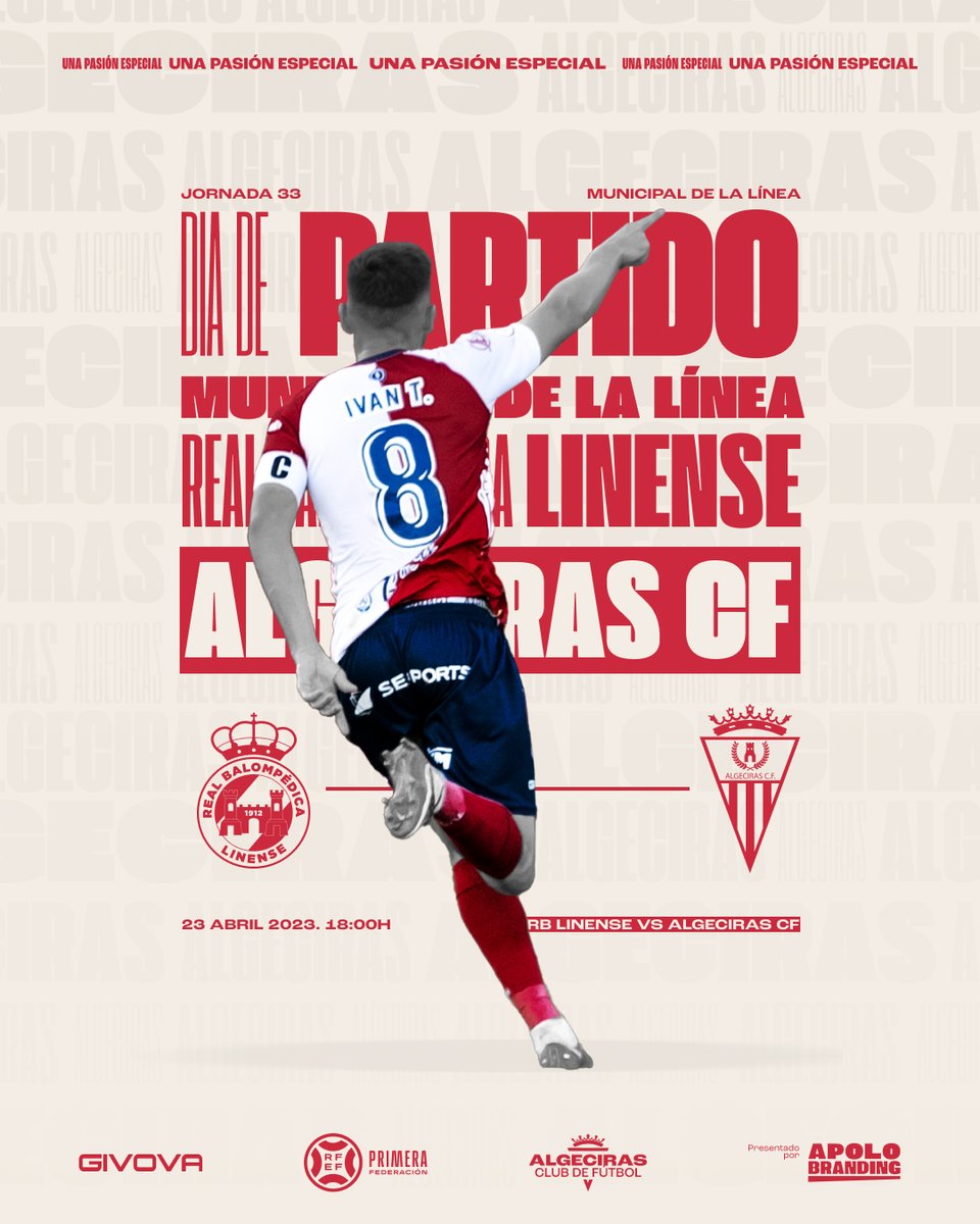 AlgecirasCF's tweet photo. ⚽️ DÍA DE PARTIDO, y no uno cualquiera. Día de #ClásicodelCampodeGibraltar. Día de #BalonaAlgeciras ¡A por la victoria equipo!

#UnaPasiónEspecial https://t.co/SNf8CJDx6V