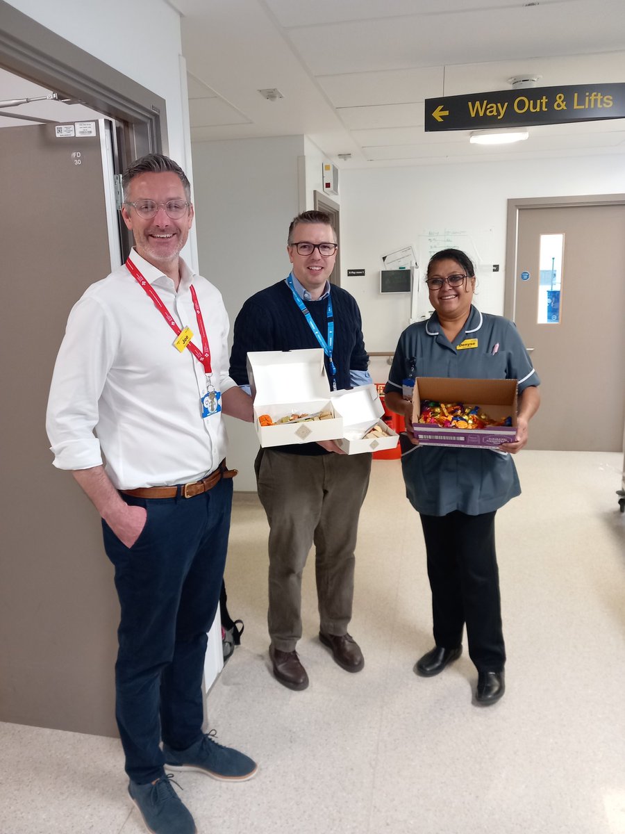Eid Mubarak To All The Muslims Who's Celebrating Today. Some treats for our dental hospital teams this morning.
#EidUlFitr | #Eid2023