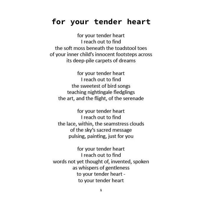 ABullerAuthor's tweet photo. #poetryfriday

The title poem from my new collection #foryourtenderheart dedicated to my beautiful wife Hannah Buller

Available: https://t.co/z20KvNZmdB

For more info: https://t.co/bLCwzIWbdL

#lovepoetry #lovepoems #indiepoetryplease #poetrycollection #newpoetry #teddybear https://t.co/Fd6e6tHE4x