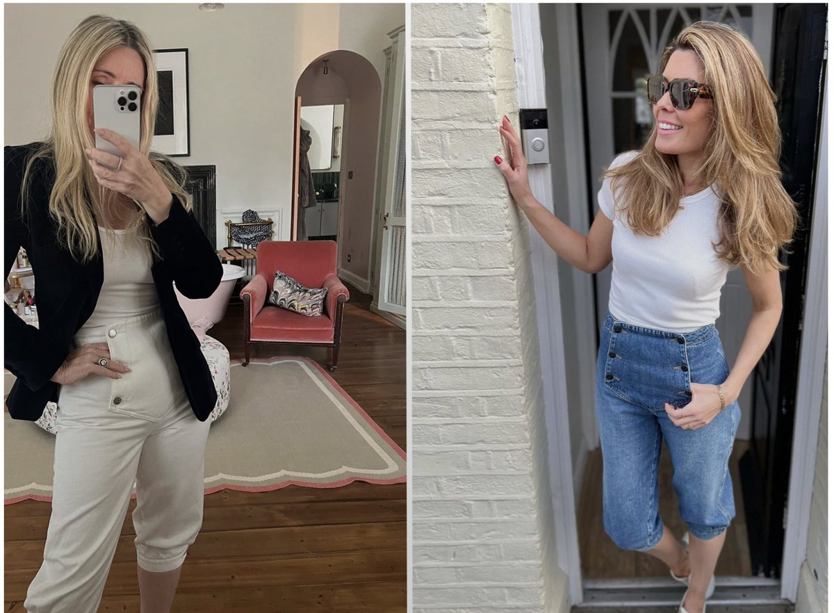 Just launched in collaboration with <a href="/sophie_stanbury/">Sophie Stanbury</a>! Our new Olive sailor style jodphurs inspired by Sarah Jessica Parker’s iconic, cut-just-below-the-knee pedal pushers. ⚓️ Shop now - ow.ly/KvcS50NOKzM