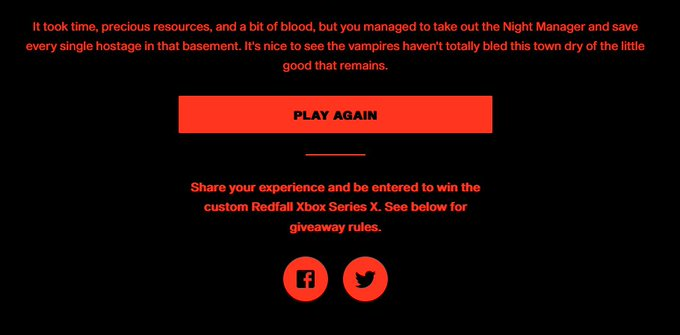 LivingInGames's tweet photo. #TakeBackRedfall #Sweepstakes @playRedfall https://t.co/XjU931mIxW