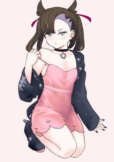 ポケモン落書き。剣盾のマリィちゃん 