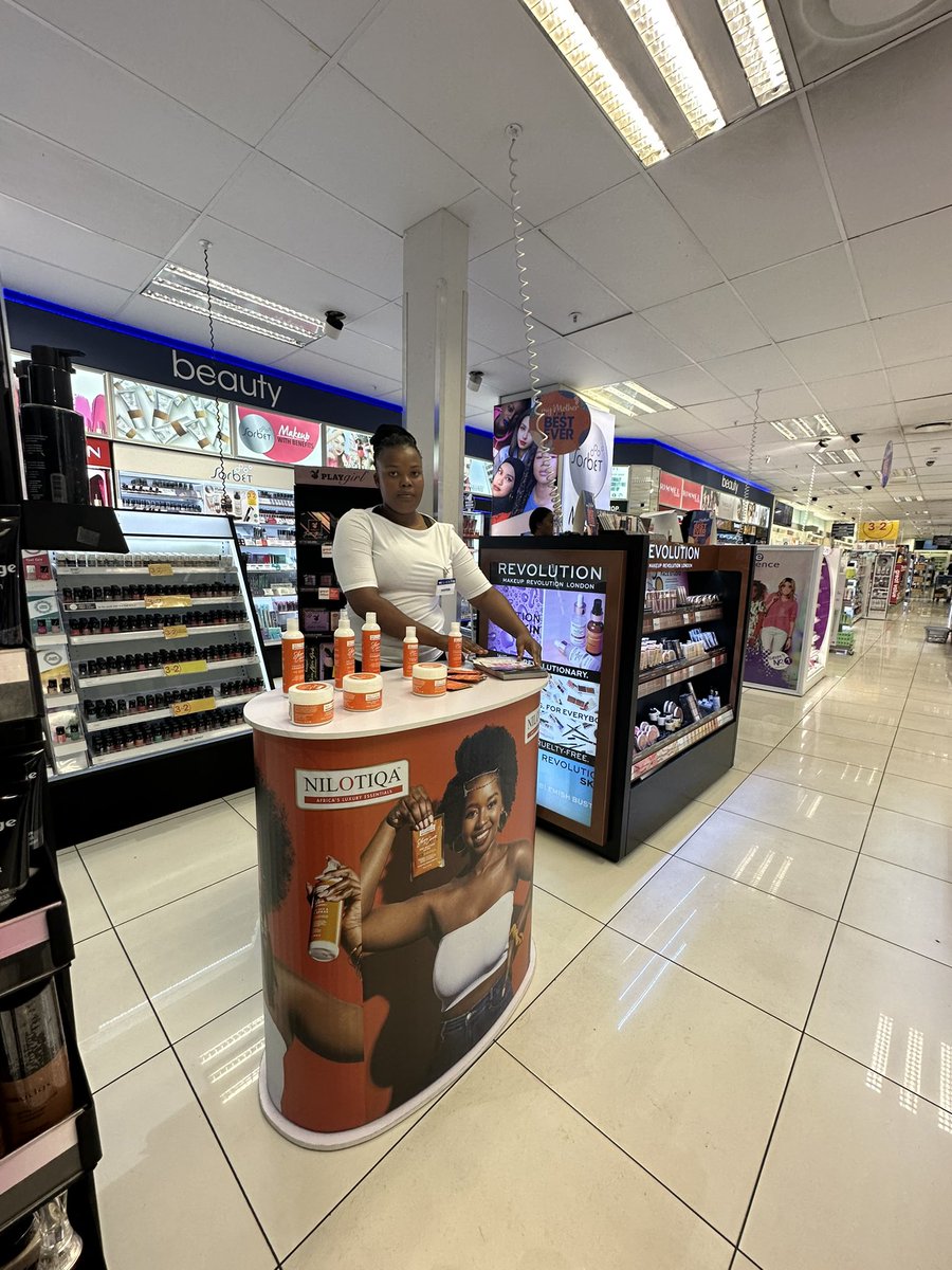 nilotiqa's tweet photo. If you are in the Sandton Area, come & visit our stand in @Clicks_SA
#StoreVisit #StoreActivation #MeetandGreet https://t.co/x97Qb7gqem
