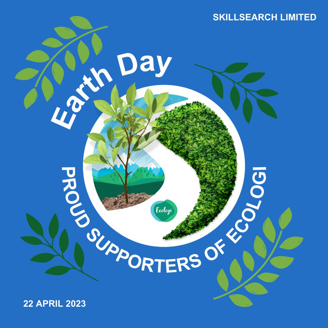 skillsearch's tweet photo. Tomorrow is Earth Day! Here at Skillsearch we take our responsibility to protect the environment seriously and are proud partners of @Ecologi_hq, who help us carbon offset all of our staff!

https://t.co/8AjAomgMe3 https://t.co/NViH7CNSLp