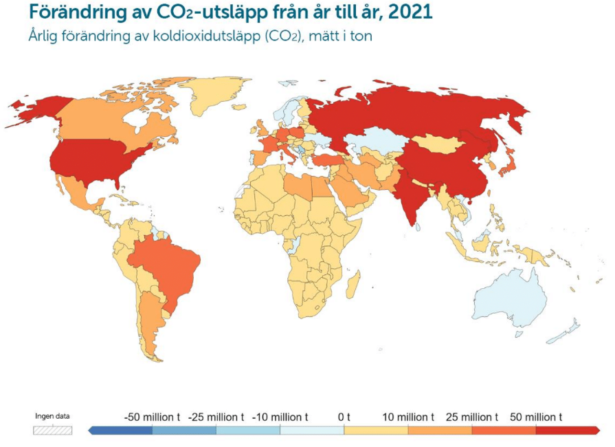 "Klimatutmaningen är verklig och pågående! Världen fortsätter att bli mer och mer beroende och ökar sina utsläpp varje år och det är de stora ekonomierna i världen som gör att det går åt fel håll". Klas Liljegren Vd och koncernchef Jämtkraft #arebiz #nordensdavos👇😬