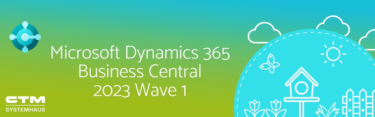 sagwitz's tweet photo. Microsoft Dynamics 365 Business Central 2023 Wave 1
Infos zu den Neuigkeiten gibt es hier:
https://t.co/6gaj9jlnQi
#Microsoft #BusinessCentral #MSDYN365BC https://t.co/ADnGS32P45