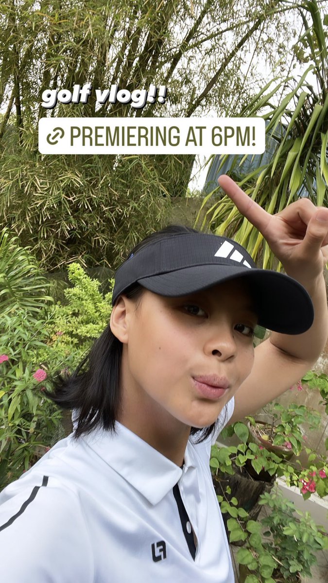 SolidHannahOFC's tweet photo. 04212023 | @hannahkathleenp IG STORY

“golf vlog!! PREMIERING AT 6PM!”

📎: https://t.co/rjgbsAb0MF

HANNAHs GolfVlog
#HannahPangilinan #oHannah
@hannahkathleenp https://t.co/JkYTt1ueqF