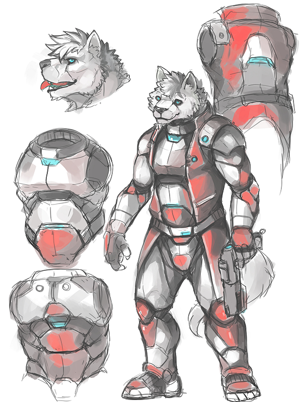 KiryuMachina's tweet photo. A bit design  before starting comic https://t.co/E6LHls9gC7