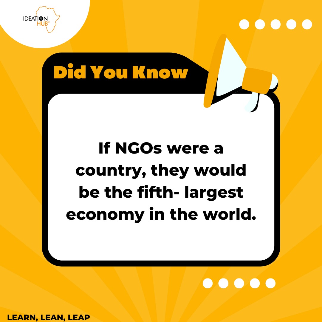 IdeationHubA's tweet photo. This is an interesting fun fact about NGOs. Do you have any fun facts about NGOs that you would love to share, please use the comment section.
#NGOfacts https://t.co/5b5Zvxa4Q8