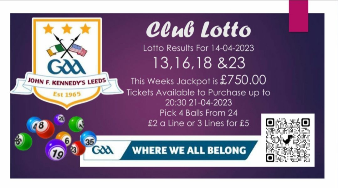 JFKGAALEEDS's tweet photo. Tonight’s JACKPOT stands at £750.00💷💷💷.  We have had some close calls in recent weeks. Let’s see if we will get a winner tonight☘️.  If you are wanting to take part, simply scan the QR code or go to link in  bio. Good Luck 🟪🟦 #jfkgaa #JFK #gaelic #gaelicfootball  #clublotto https://t.co/NDZmLOfAyu