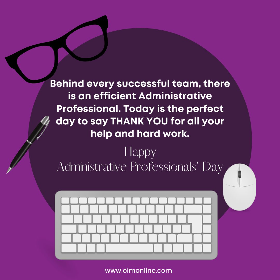 Orl_InternalMed's tweet photo. Let's take a moment to celebrate the unsung heroes who make our workdays a breeze. Happy Administrative Professionals' Day! 🎉👏#AdminProfessionalsDay #TeamworkMakesTheDreamWork #OfficeCulture #USA #florida #orlando https://t.co/wZZjecTJWV