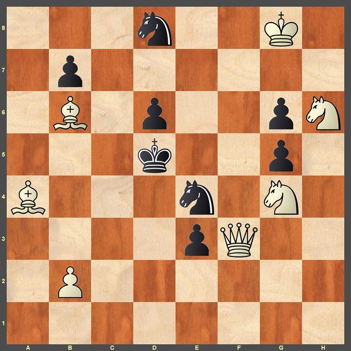 scala_chess's tweet image. White to Play – Mate in 2

Follow me :) Thanks

#chess #Ajedrez #Xadrez #Schach #Catur #Schaken #sachmatai #lichess #dailypuzzle #chesscom #Chessclassics #chessboard #chessgame #chessmoves #chesspuzzle