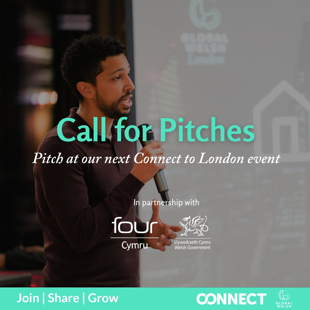GlobalWelsh's tweet photo. โก๏ธย Want to 'Connect to London'? โก๏ธ
We're looking for Welsh founders to come along and pitch at our next 'Connect to London' event. Whether you're looking to grow your network or raise your profile, this event is for you.
Register >> https://t.co/ve7Q1lqkoi
#ConnectToLondon https://t.co/zyGEnpIool