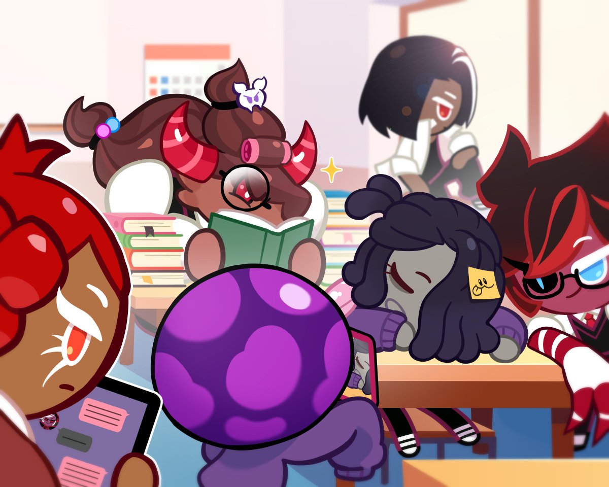 CookieRun's tweet photo. Somewhere in another universe...🌌

또 다른 우주 어딘가에서 일어나고 있을 수도 있는 이야기👨‍🎓 https://t.co/iub3q1OhRT