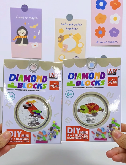 YirunB's tweet image. The mini turtle and parrot.
They are  easy to be assembled. 
The great thing about using this little jar is that you can always use it to store small things.
For the item, there are 12 models mixed.
yiruntoys.com 
#nanoblock #miniblock #diytoys #legobricks