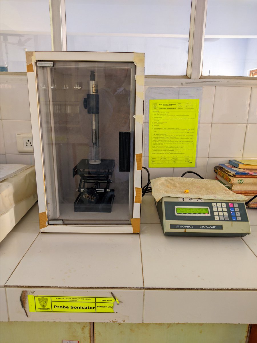 baradaprasad's tweet photo. Sonicating Rivoroxaban by using Probe Sonicator. 
#ProbeSonicator #Rivoroxaban #rcph #Drug  @royalberhampur https://t.co/CHzaa6tADz