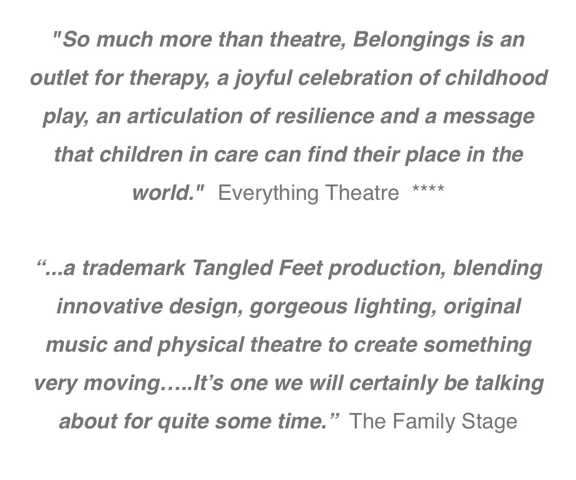 tangledfeet's tweet photo. Read all about it: Our latest #newsletter is here: https://t.co/Mg2CT3IRBn Belongings has been nominated for 2 x offies @OffWestEndCom & will be back in 2024 | Book The Mindfulness Project at work | Shows #NowBooking : #PopUpPerformanceShop #MurmurationsPlay https://t.co/rXt4ku5oDn