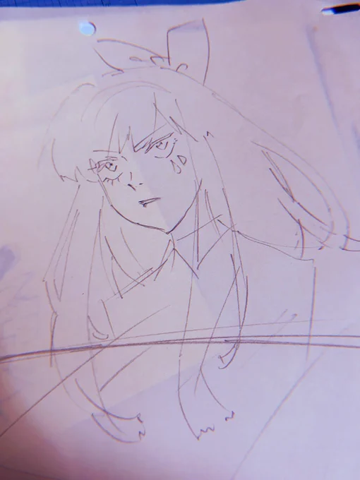 ブルー#魔法少女マジカルデストロイヤーズ #マジデス #fanart #落書き #ぺんてる筆 