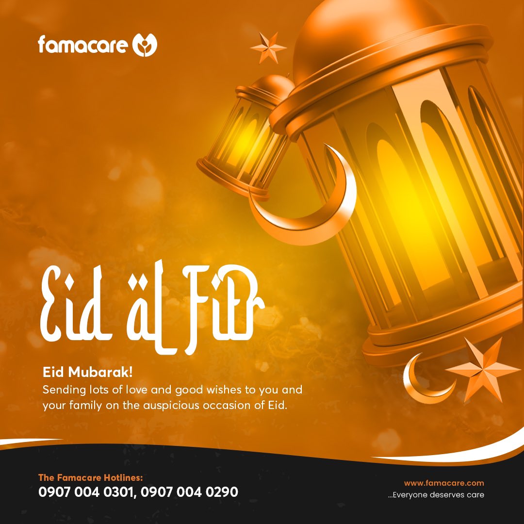 famacare's tweet photo. Eid Mubarak from all of us at Famacare! May this day be filled with happiness, unity, and blessings for you and your family.
#EidMubarak #Celebration #Unity #famacare #healthcare #everyonedeservescare https://t.co/q4nsCrL01q