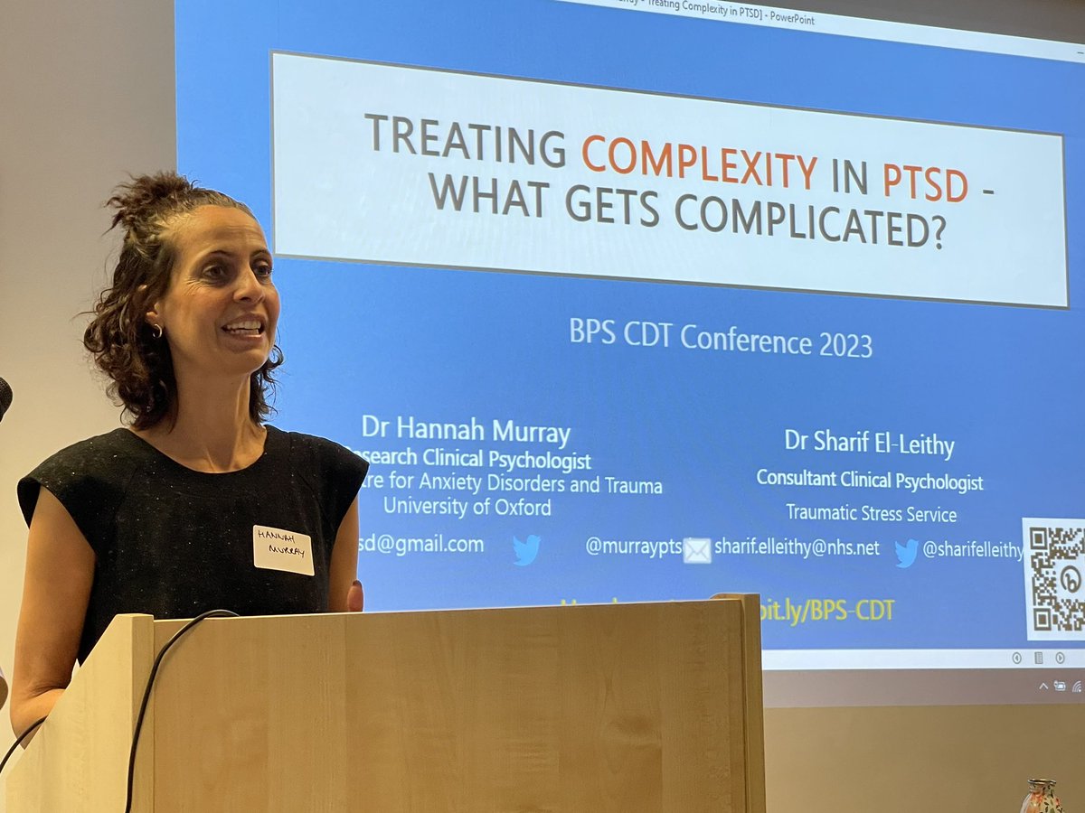 BPS Crisis Trauma & Disaster Section (@bpscrisistrauma) on Twitter photo Dr Hannah Murray CTD BPS conference Crisis Disaster & Trauma section key national & international speakers. <a href="/BPSStudent/">BPS Student Members</a> <a href="/BPSOfficial/">British Psychological Society</a> <a href="/StAndrewsCare/">St Andrew's Healthcare</a> <a href="/NHSEngland/">NHS England</a> <a href="/rcpsych/">Royal College of Psychiatrists</a> <a href="/theRCN/">The RCN</a> <a href="/MurrayPTSD/">Hannah Murray</a> Dr Hannah Murray CTD BPS conference Crisis Disaster & Trauma section key national & international speakers. <a href="/BPSStudent/">BPS Student Members</a> <a href="/BPSOfficial/">British Psychological Society</a> <a href="/StAndrewsCare/">St Andrew's Healthcare</a> <a href="/NHSEngland/">NHS England</a> <a href="/rcpsych/">Royal College of Psychiatrists</a> <a href="/theRCN/">The RCN</a> <a href="/MurrayPTSD/">Hannah Murray</a>