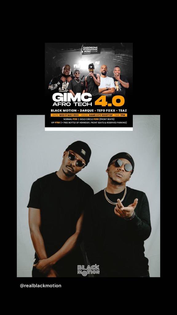 Black Motion with Probelm Child ke problem. Come see them live in BW for the first time as the new duo. Tickets on Sale at Webtickets