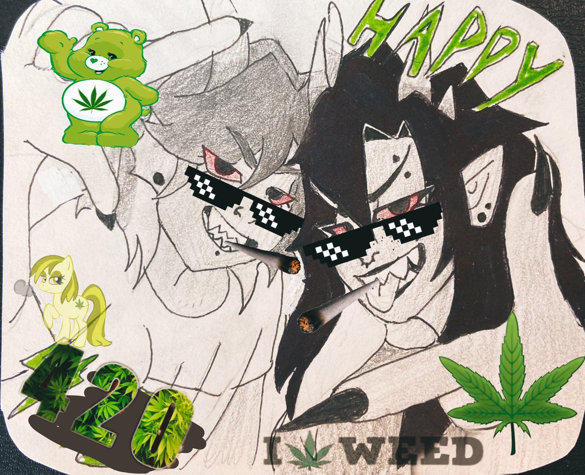 stixxi1's tweet photo. I totally made 420 content…… what r u talking about….. anyways happy #420day enjoy https://t.co/G1DeXdYAeu