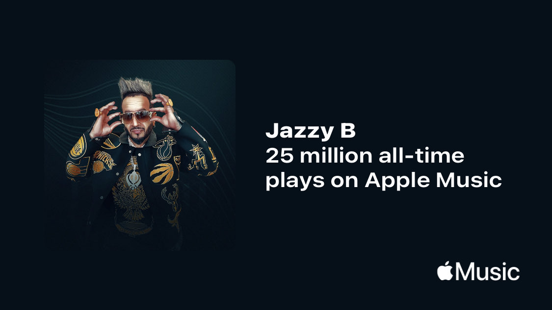 Just passed a new Milestone on @AppleMusic. Thanks for listening! music.lnk.to/TyJWUu @jazzyb #JazzyB #applemusic #25MillionPlays