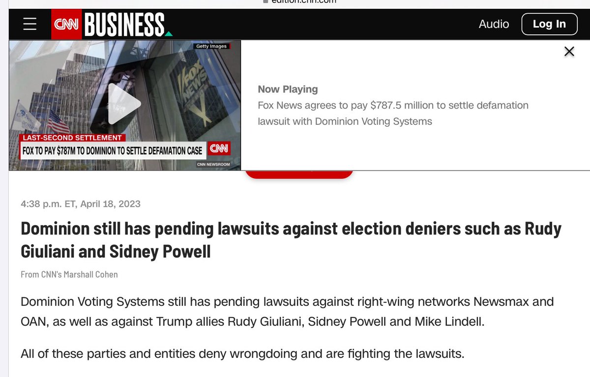 Company_Mandl's tweet photo. To admit publicly a settlement before a Court is not only an absolute #lost court case for a party, not only #badbusiness for #FoxNews and their #followers… NewsMax, Oan, etc.
#Dominion #Delaware https://t.co/eeiV68DQpO