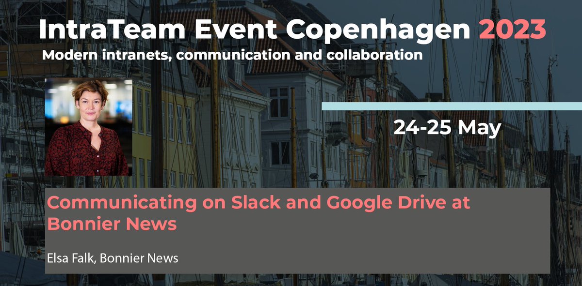 Hear about Bonnier News’ experiences with Slack for internal communication and Google Drive for the intranet. There are good things (but also some bad) 👍👎

More about the session: event.intrateam.com/sessions/commu…. 

#IntraTeam23
